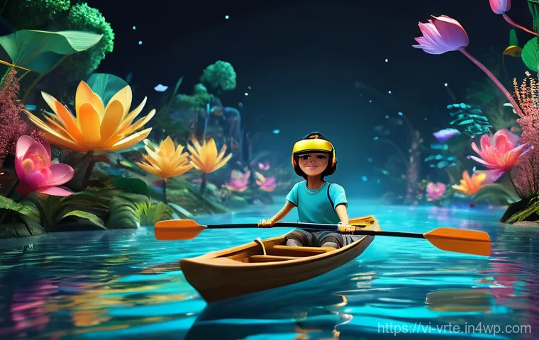 가상현실 재활치료의 스크리닝 프로세스 - **Prompt 2: Overcoming Phobia in VR Psychological Therapy**
    A contemporary and slightly futurist...